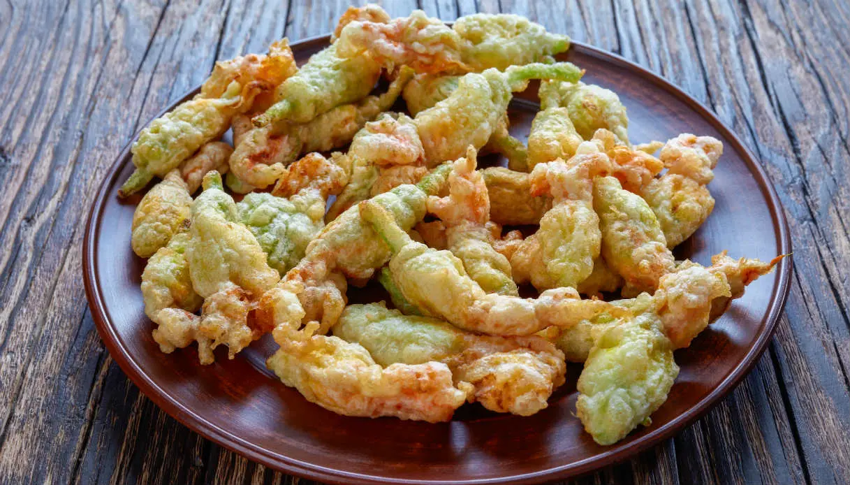 fiori di zucca in tempura - Che vuol dire in tempura