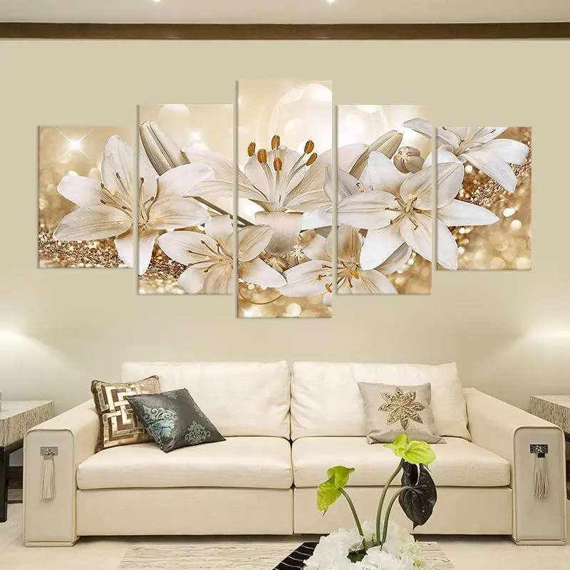 Quadri senza cornice fiori: la perfetta decorazione per la tua casa - Come appendere tela canvas quadri senza cornice fiori - Come appendere tela canvas