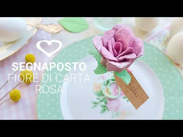 fiori segnaposto fai da te - Come mettere i segnaposto a tavola