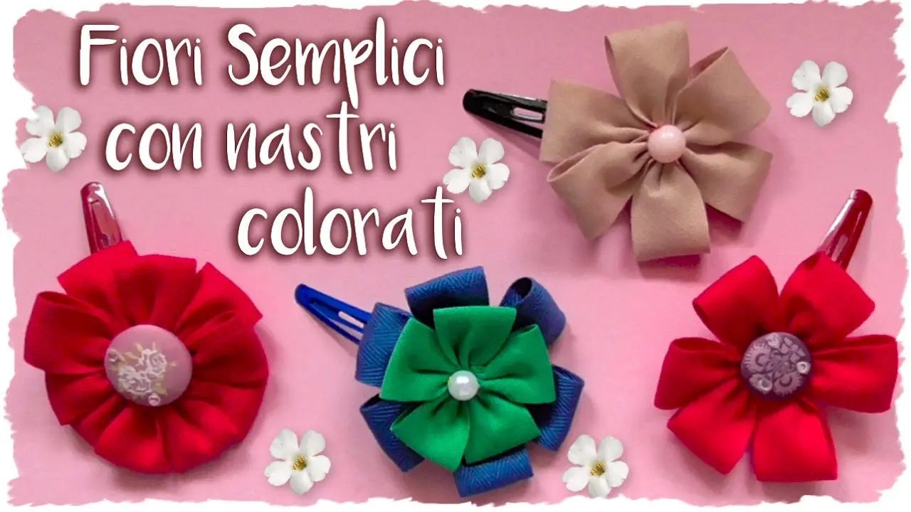 fiori con nastrini - Come riutilizzare i nastrini