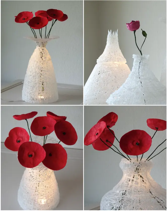 fiori con colla a caldo - Come si applica la colla a caldo