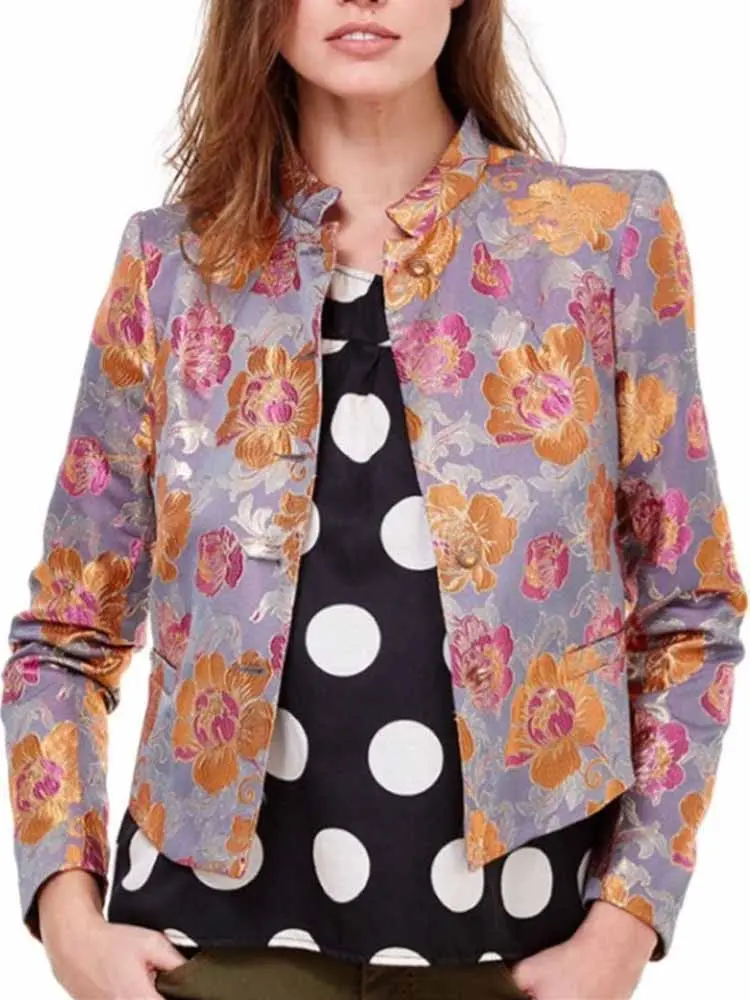 Giacca a Fiori Donna: Un Capo Elegante e Versatile - Come si chiama giacca elegante giacca a fiori donna - Come si chiama giacca elegante