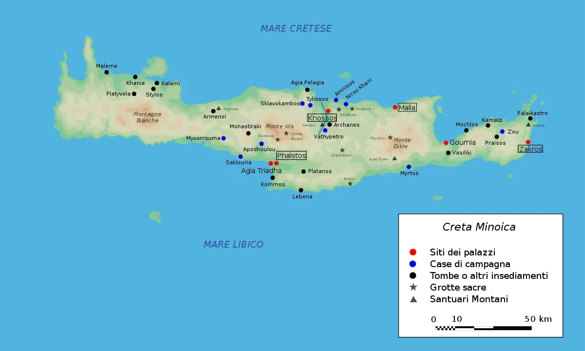 relativo alla civiltà che fiori a creta - Come si chiama la civiltà che occuperà il posto della cultura cretese