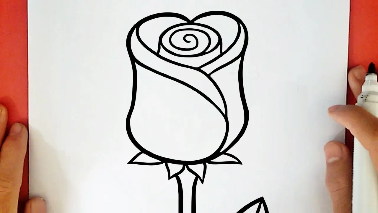 Fiore Rosa Disegno Facile: Come Realizzare un Fiore Rosa in Modo Semplice - Come si colora la Viola fiore rosa disegno facile - Come si colora la Viola