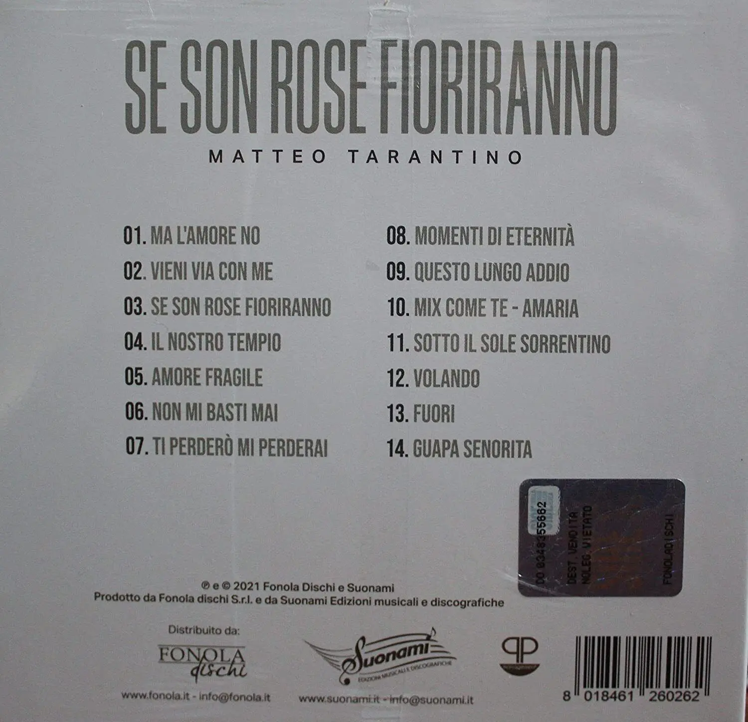 Come si dice se son rose fioriranno in amore - Come si dice se son rose fioriranno se son rose fioriranno in amore - Come si dice se son rose fioriranno