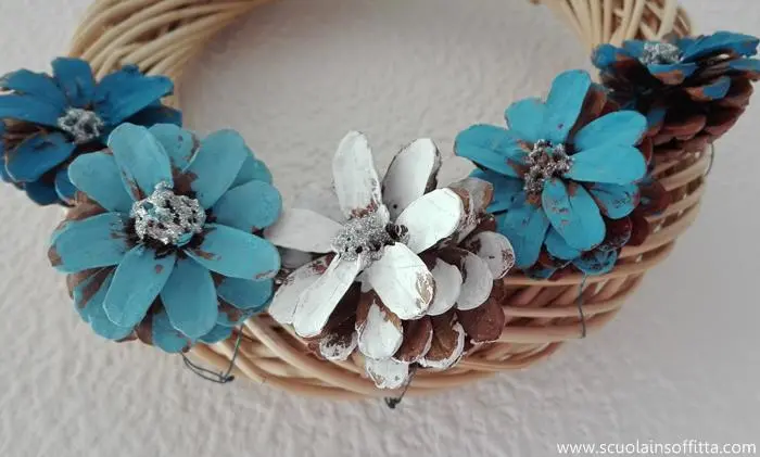 fiori con le pigne - Come si puliscono le pigne
