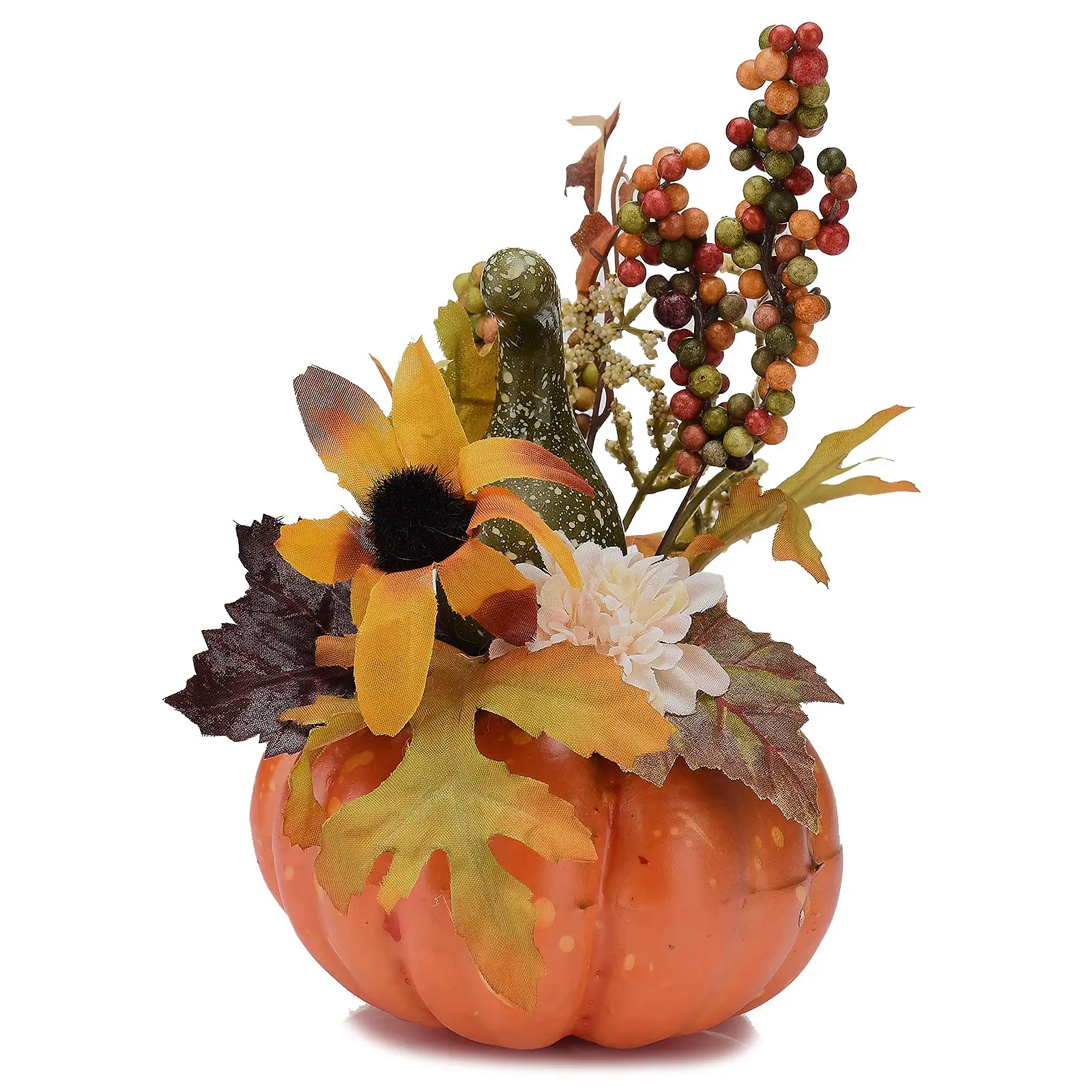 zucca decorata con fiori - Come si riconoscono le zucche non commestibili