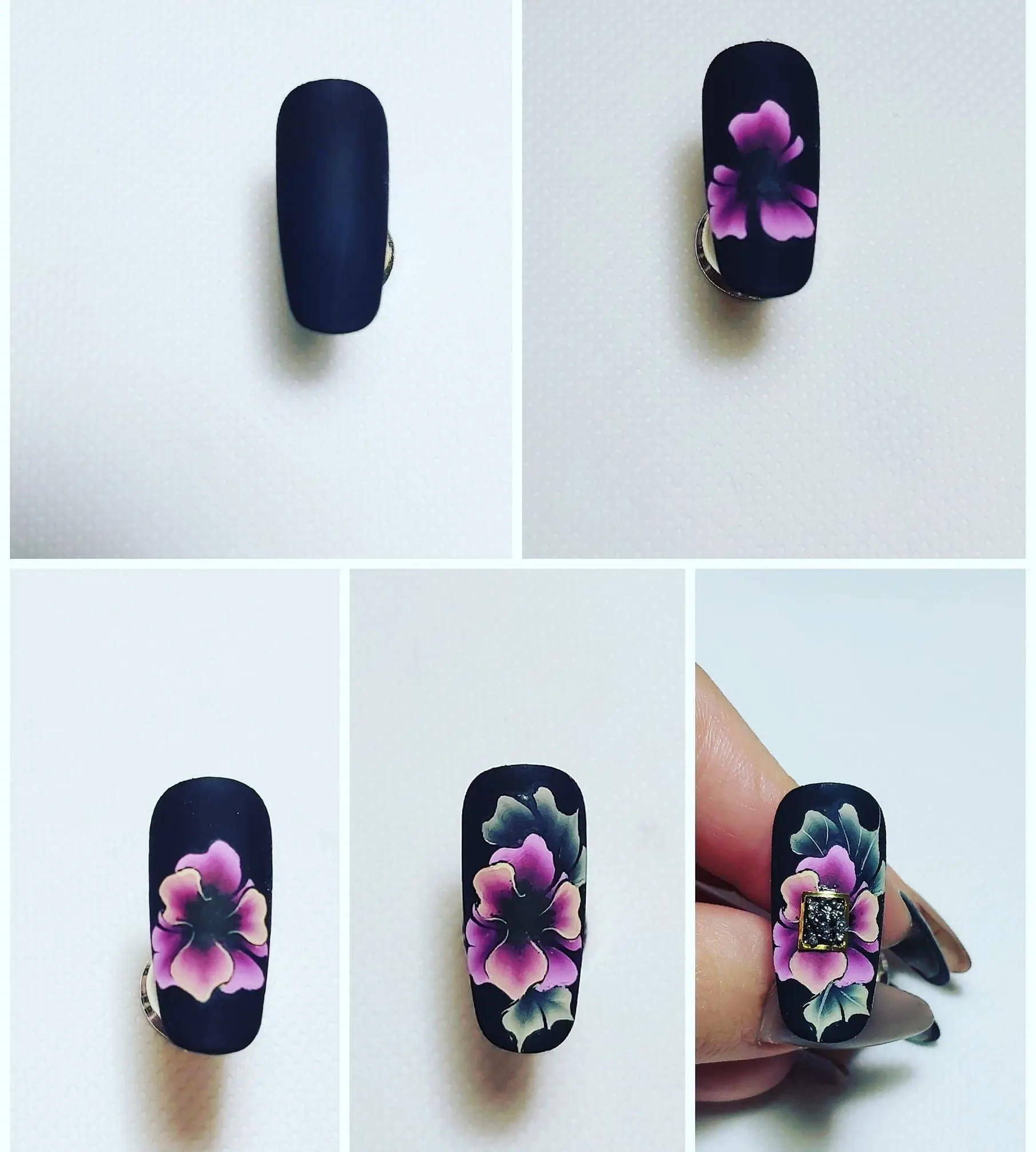 Come vanno di moda le unghie - Come vanno di moda le unghie unghie fiori micropittura - Come vanno di moda le unghie