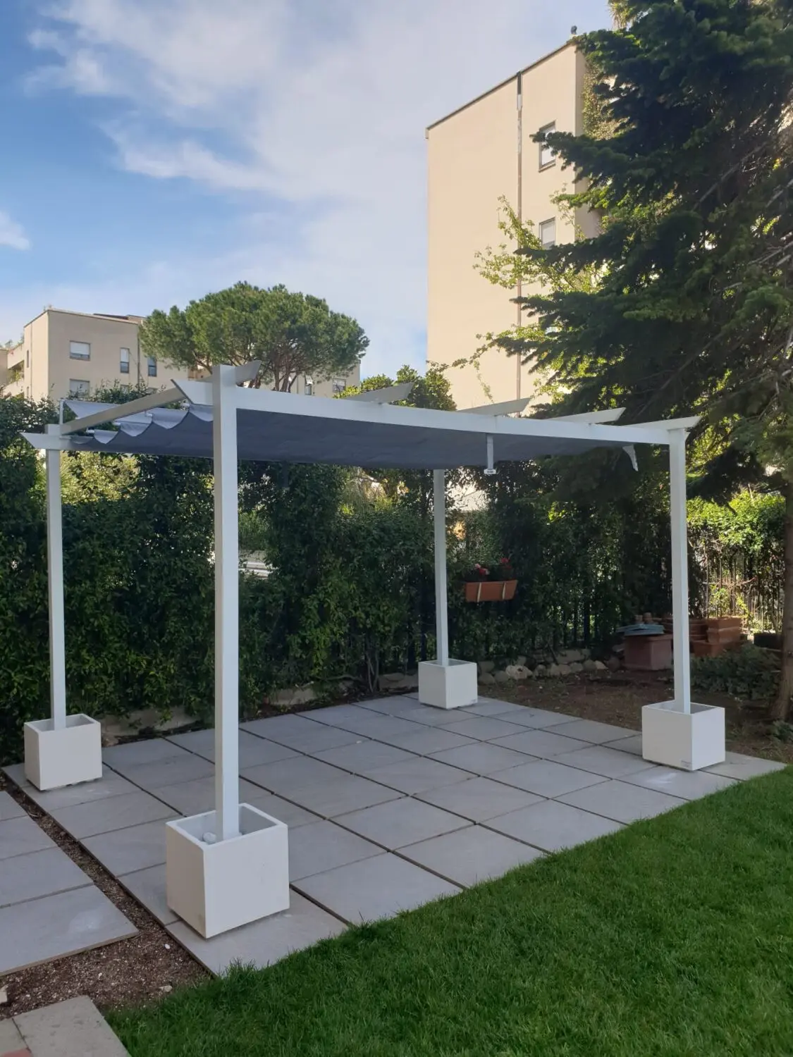 Come zavorrare un gazebo - Come zavorrare un gazebo fioriere zavorra per gazebo - Come zavorrare un gazebo