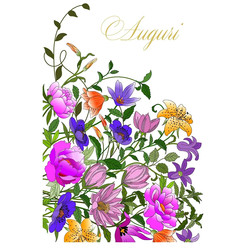 biglietto auguri fiori - Cosa scrivere sulla busta di un biglietto di auguri