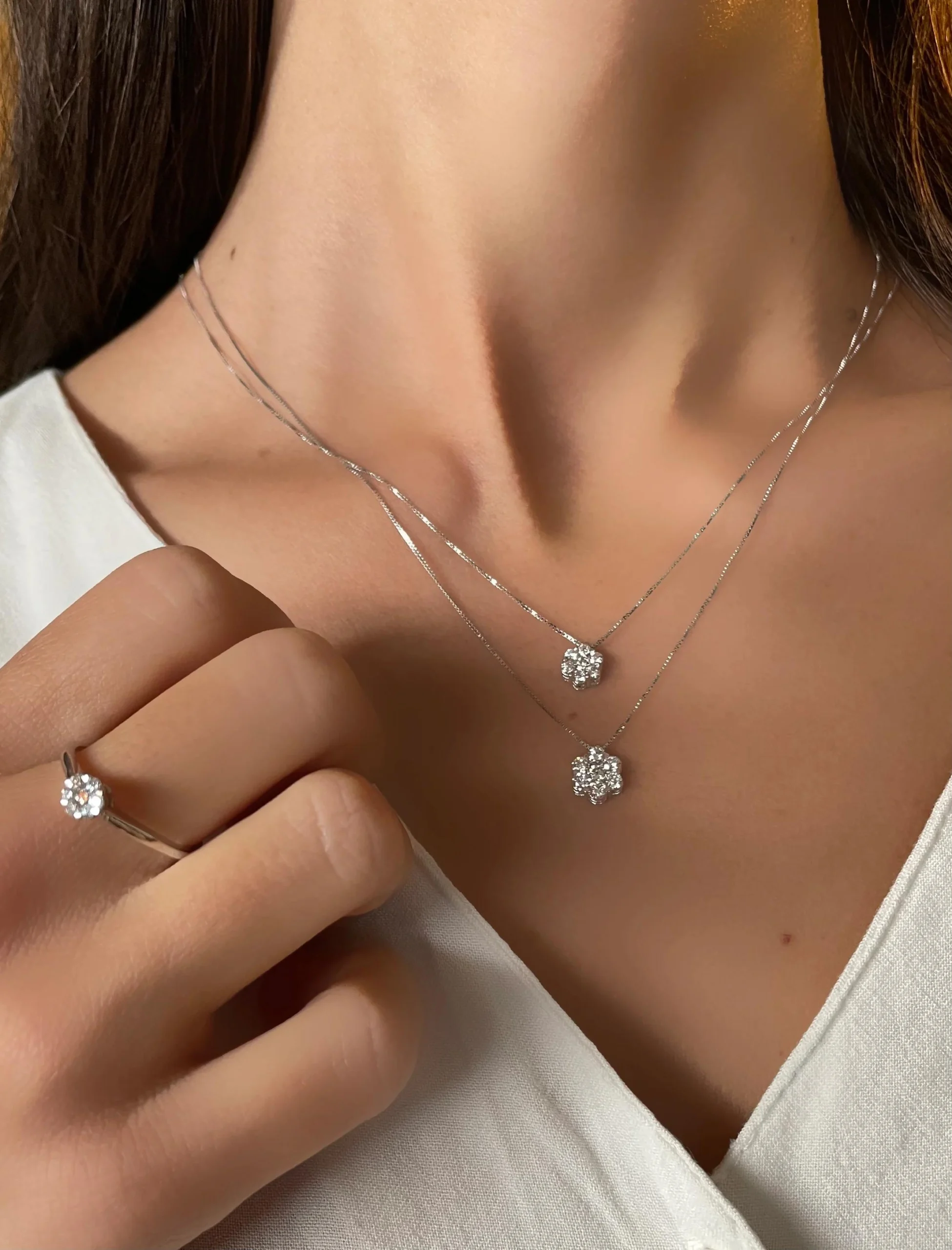 collana fiore diamanti - Cosa significa h nei diamanti