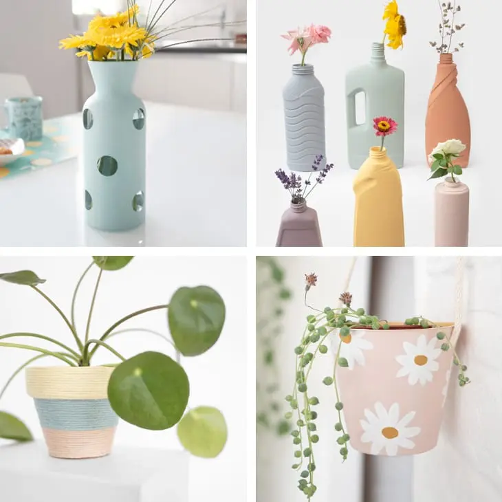 Vasetti fiori fai da te: idee creative per decorare casa