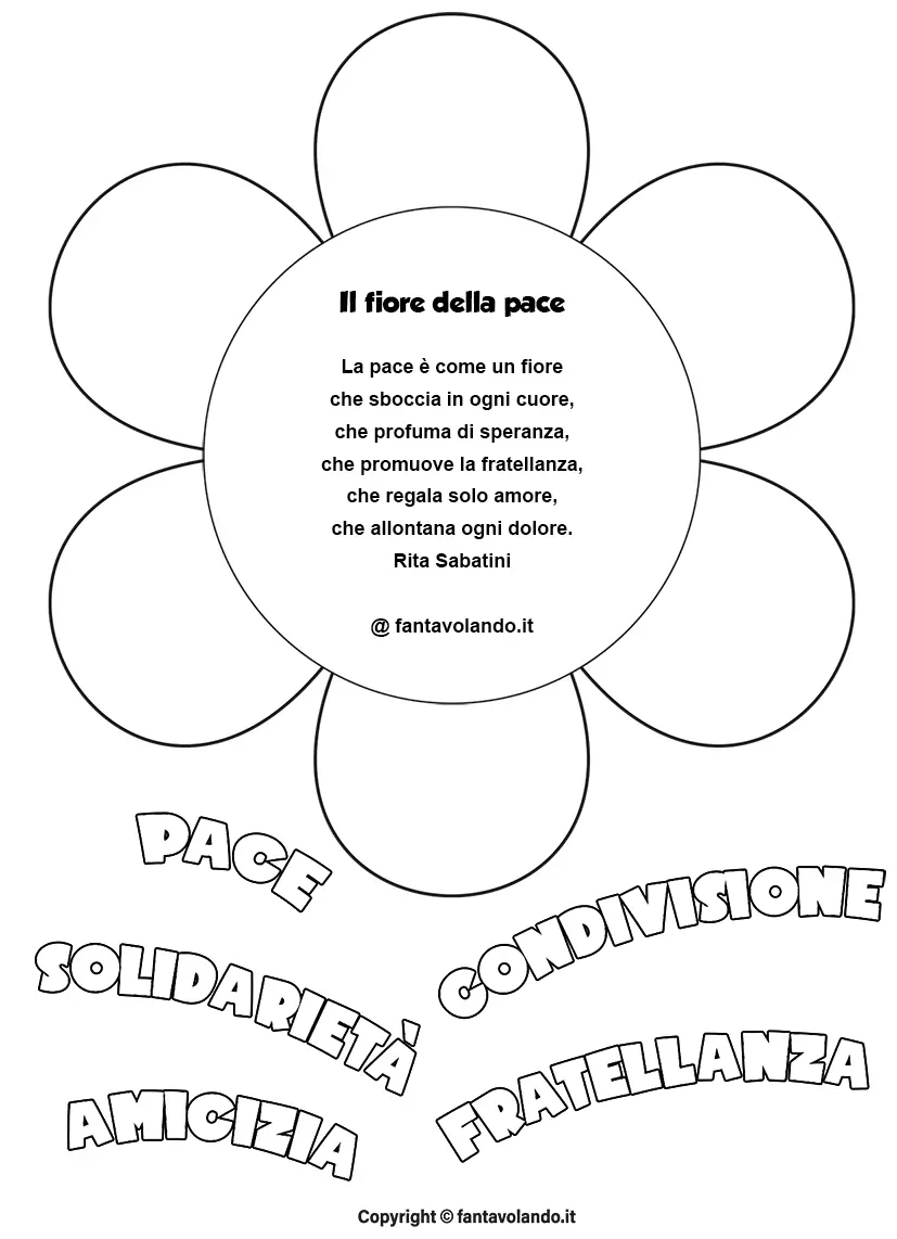 fiore della pace disegno - Qual è il fiore che rappresenta la pace