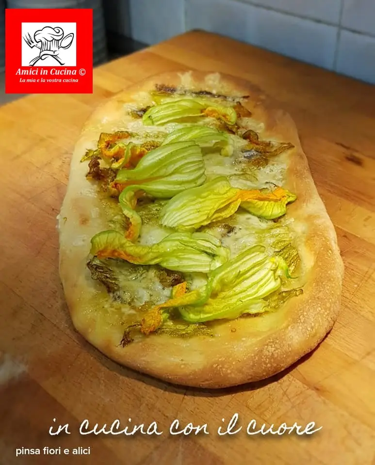 pinsa con fiori di zucca - Quale farina si usa per la pinsa