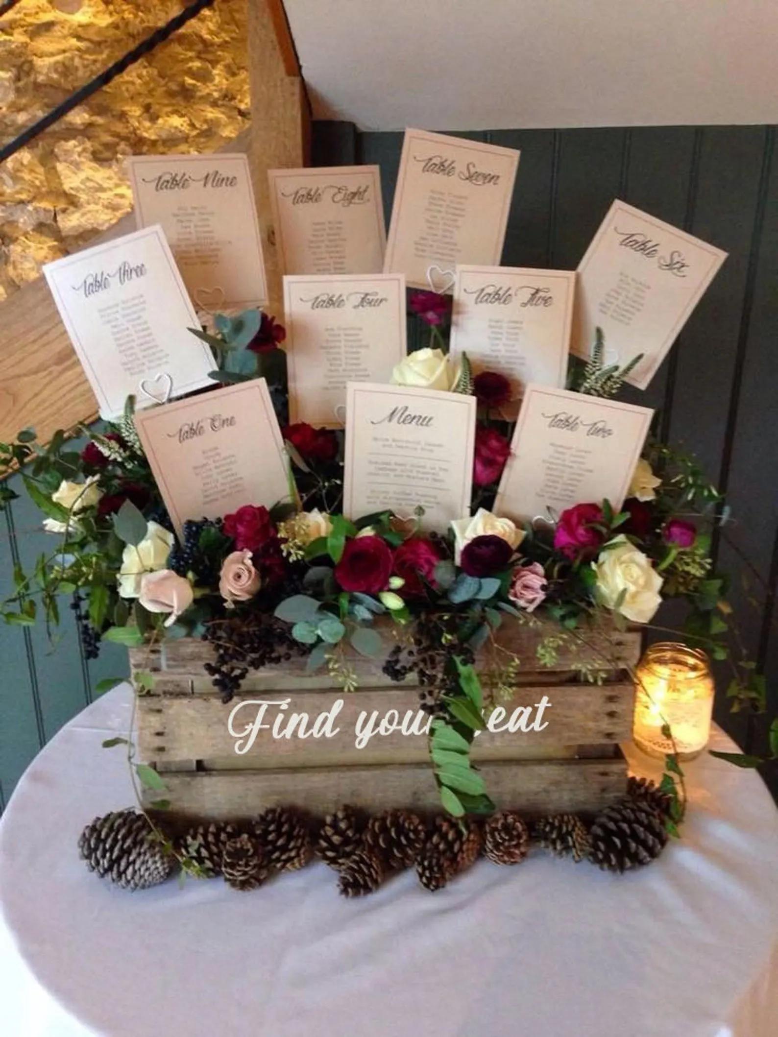tableau mariage fiori - Quanto costa un Tableau matrimonio