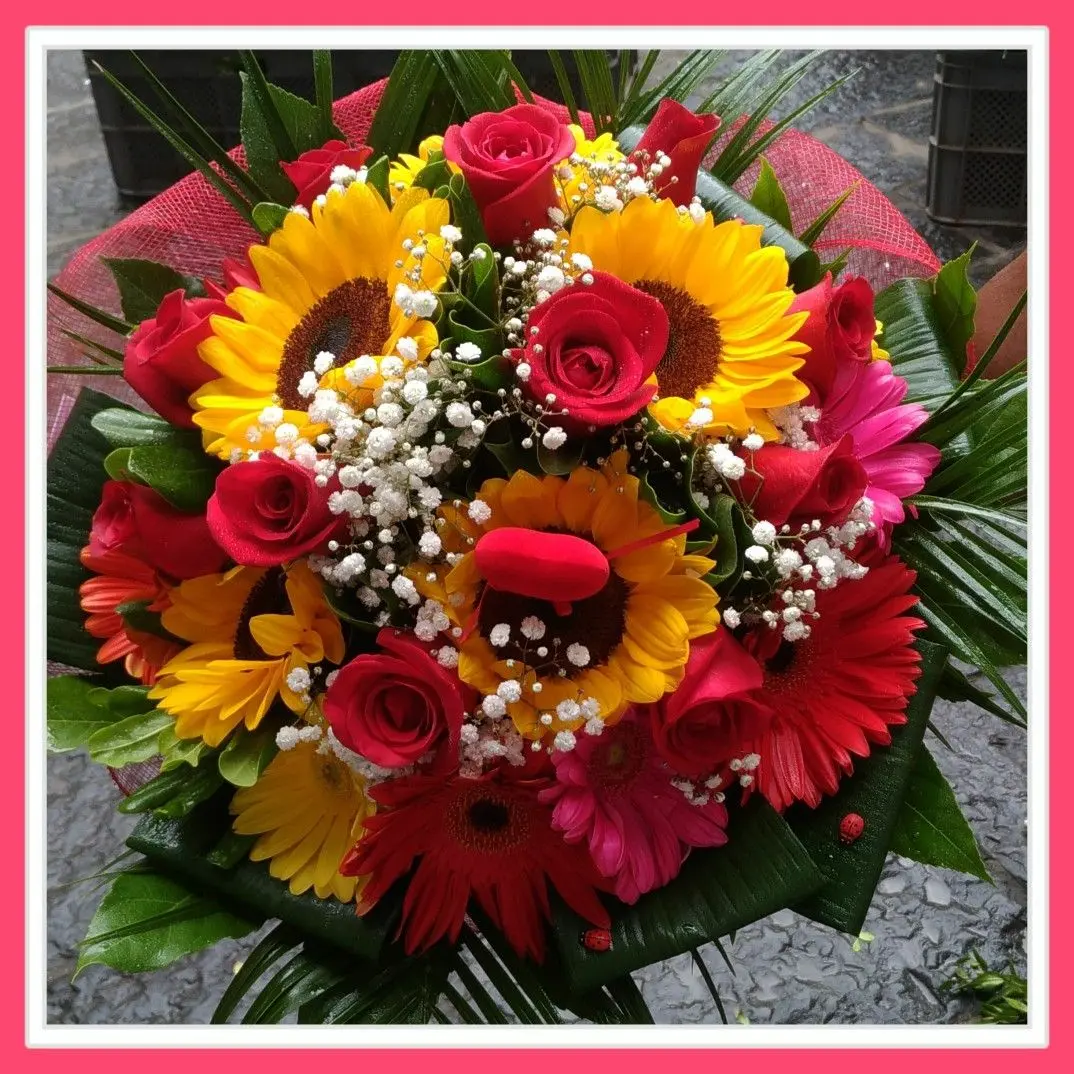 mazzo di fiori con girasoli - Quanto costano 100 girasoli