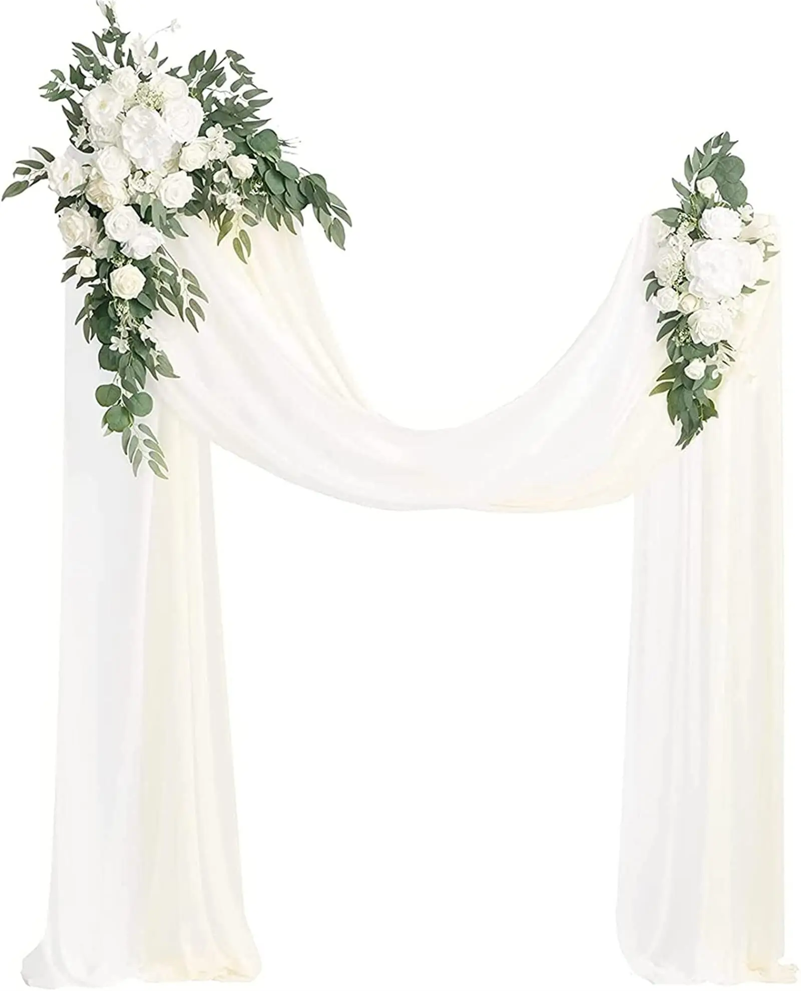 2 pezzi arco per matrimonio fiori sfondo rustico decorazione